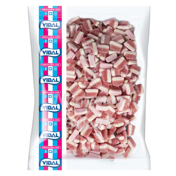 Vidal Sour Strawberry Slices 3Kg