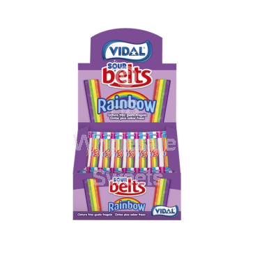 Vidal Wrapped Rainbow Belts 150 Count
