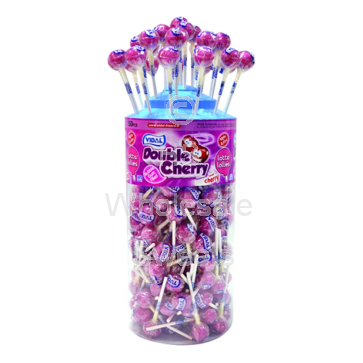 Vidal Double Cherry Lolly 150 Count