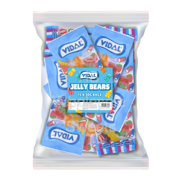 Vidal Jelly Bears 15 X 20g Bag