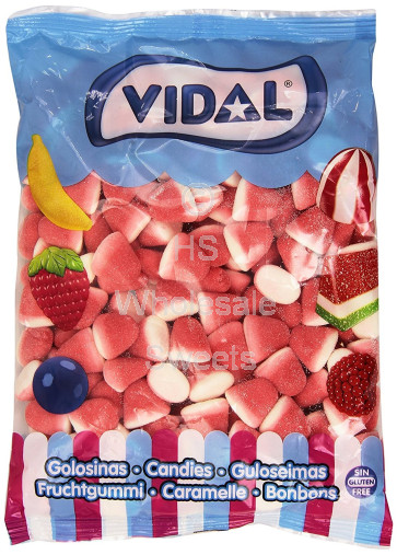 Vidal Strawberry Cream Kisses 1kg