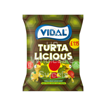 Vidal Jelly Fill Turtles PMP £1.15 10x140g
