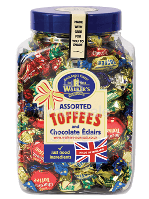 Walkers Nonsuch Assorted Toffee Gift Jar 450g