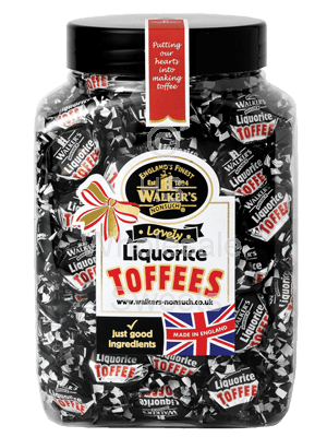 Walkers Nonsuch Liquorice Toffee Jar 1.25kg