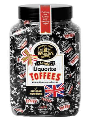 Walkers Nonsuch Liquorice Toffee Gift Jar 450g