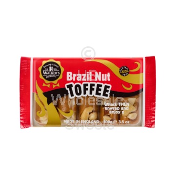 Walkers Tray Brazil Nut Toffee 10 x 100g