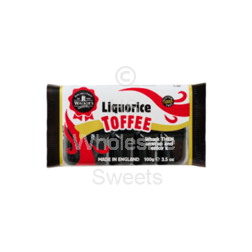 Walkers Tray Liquorice Toffee 10 x 100g 