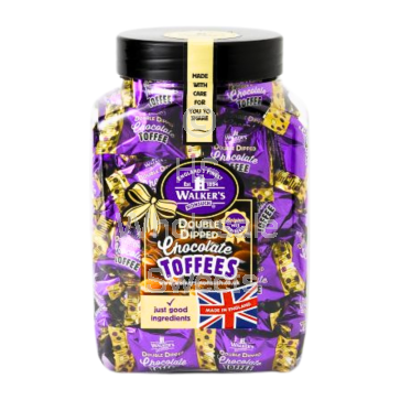 Walker Double Dip Choc Toffee Jar 850g