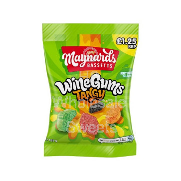 Maynards Tangy Wine Gums £1.25 PMP 12x165g