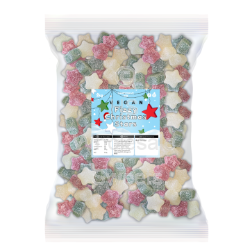 Candycrave Vegan Fizzy Christmas Stars 2kg