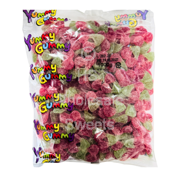 Yummy Gummy Fizzy Twin Cherries 1kg