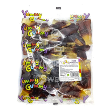 Yummy Gummy Giant Cola Bottles 1kg