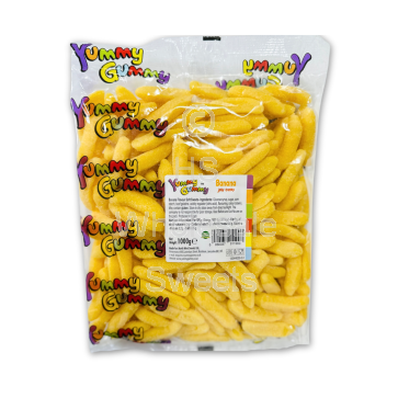 Yummy Gummy Fizzy Bananas 1kg