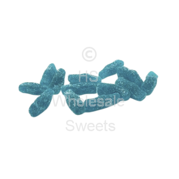 Yummy Gummy Fizzy Blue Raspberry Bottles 900 Tub