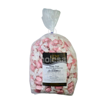 Lite Sugar Free Sherbet Strawberries 2kg