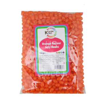 Kandy King Orange Single Colour Jelly Beans 1kg