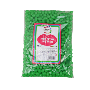 Kandy King Apple Single Colour Jelly Beans 1kg