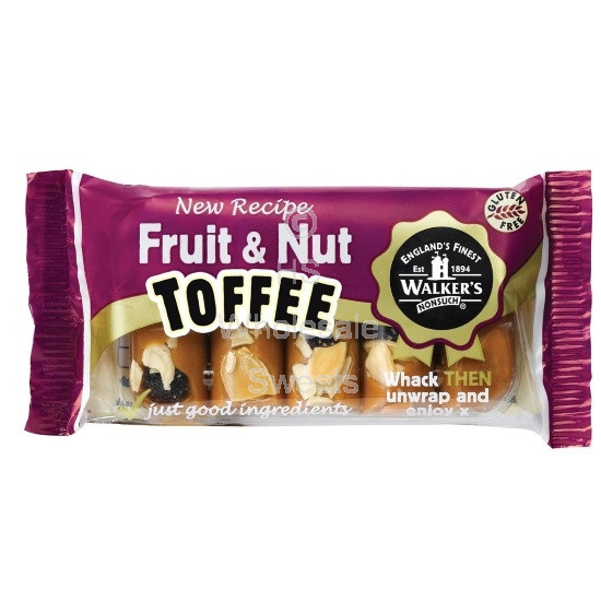 Walkers Nonsuch Fruit and Nut Toffee Tray Toffee Sweets
