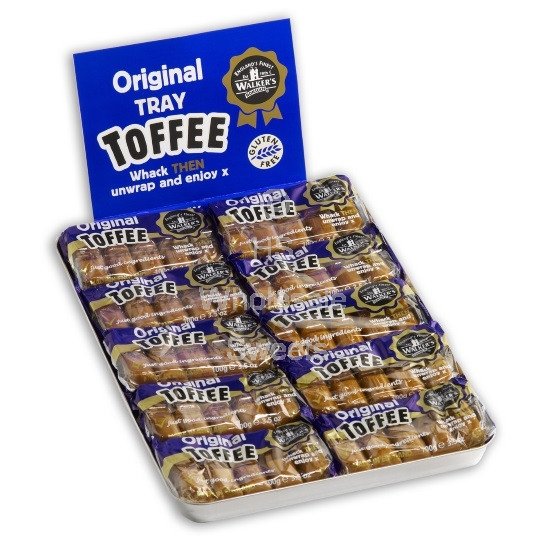 Walkers Nonsuch Brazil Nut Toffee Tray Toffee Sweets