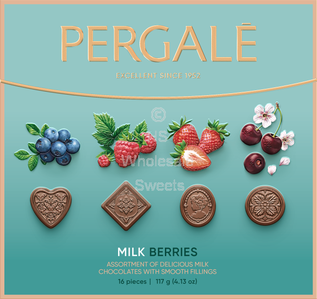 PERGALE MILK BERRIES CHOCOLATE BOX 117G