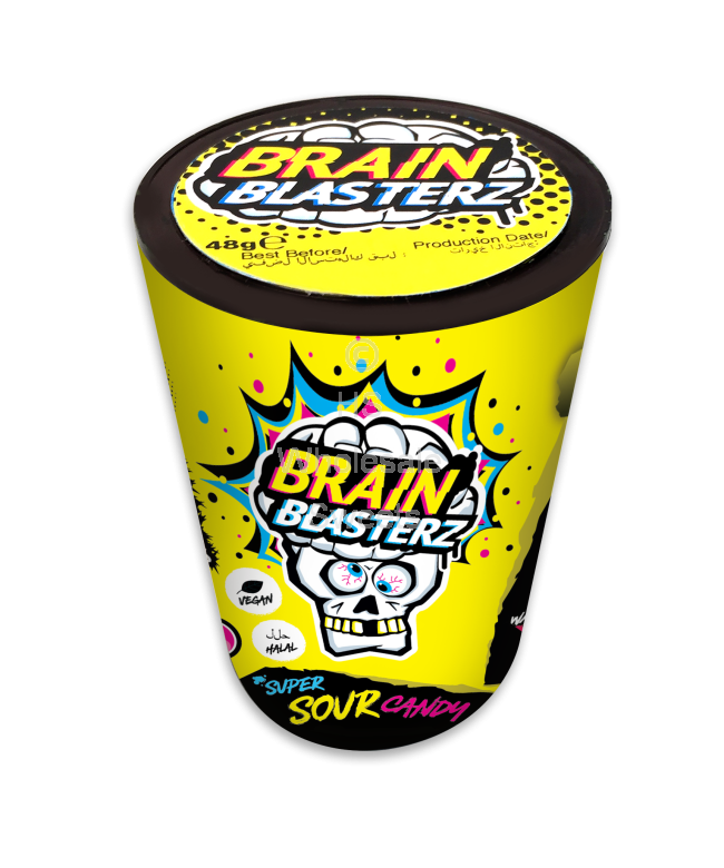 Brain Blasterz Sour Candy Container 12x48g
