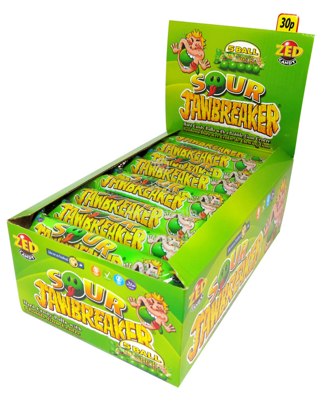 Zed Candy Sour Jawbreaker 30 Count