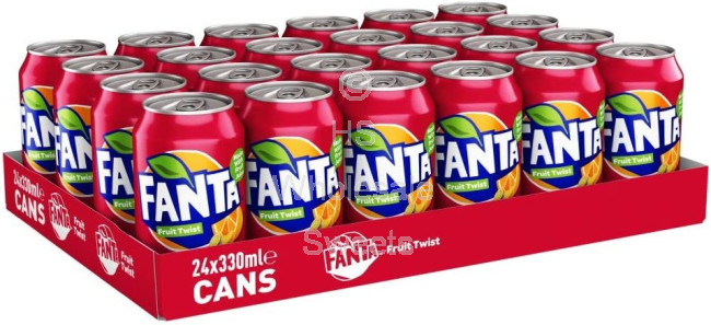 Fanta Fruit Twist Drink Cans 24x330ml fanta-fruit-twist-drink-cans-24x330ml