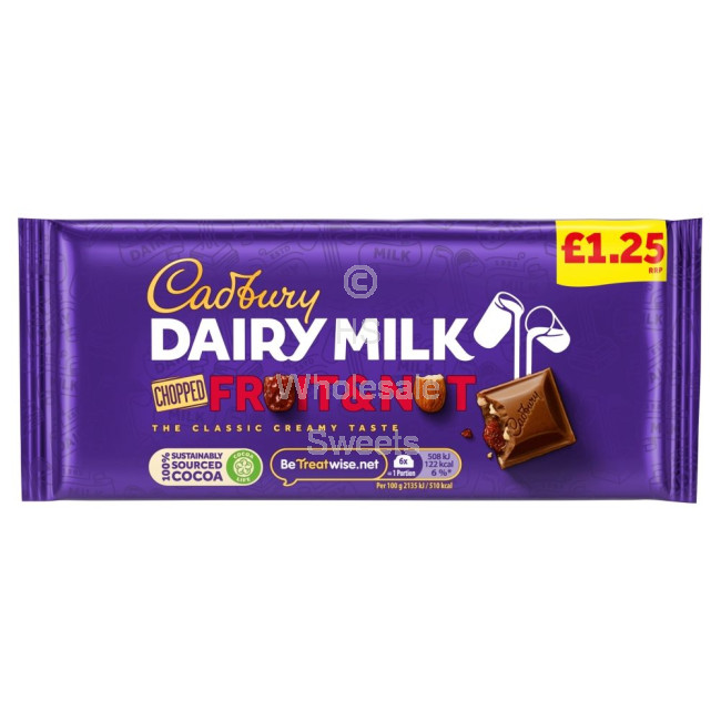 Cadbury Dairy Milk Chopped Nut 22x95g