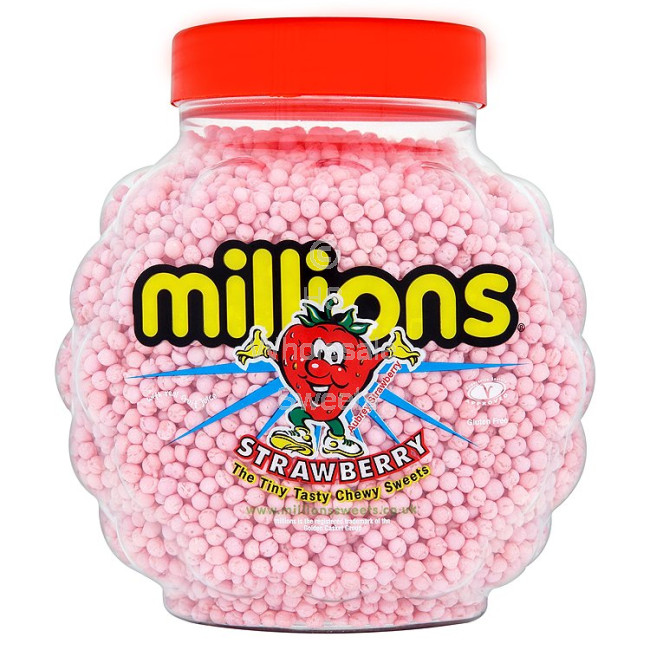 Strawberry Millions Sweets Childrens Sweets