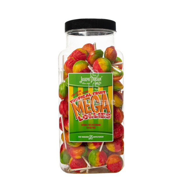 Dobsons Tropical Fruit Mega Lollies Lollipops