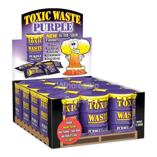 Toxic Waste Purple Drum Toxic Waste Sweets