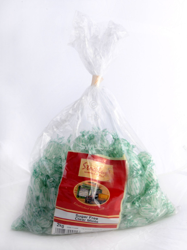 Stockleys Sugar Free Clear Mints 2kg