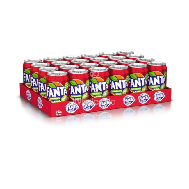 Fanta Strawberry & Kiwi Cans 24x330ml