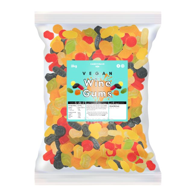 Candycrave Vegan Wine Gums 2kg