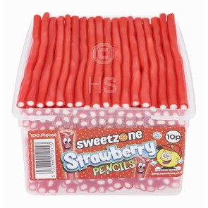 Sweetzone Strawberry Pencils 100x10p