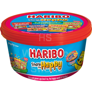 Haribo Share the Happy Party Tub 600G