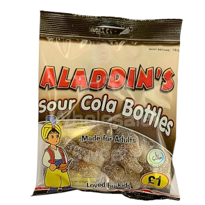 Aladdins Sour Cola Bottles 12x100g