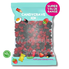 Candycrave Super Value Juicy Berries 1kg