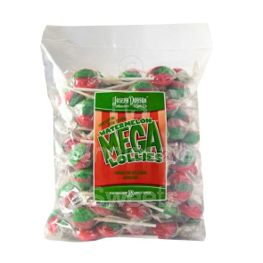 Wrapped Joseph Dobson Watermelon Lollies 80 Count