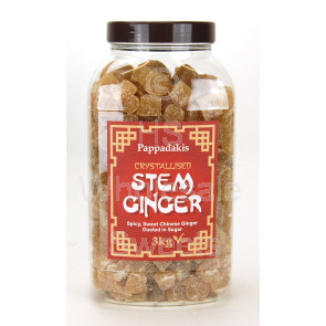 Pappadakis Crystallised Ginger Jar 3kg