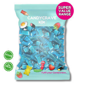 Candycrave Super Value Blue Raspberry Pencils 1kg