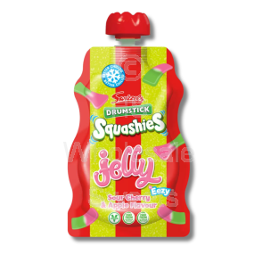 Swizzles Apple & Cherry Squashies Jelly Pouch 12 Count