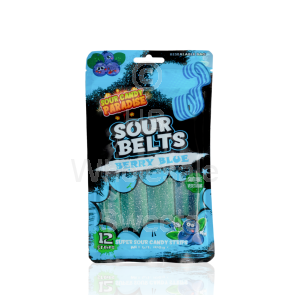 Candy Paradise Sour Belts Berry Blue 12x100g