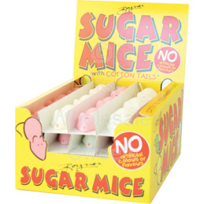 Boynes Pink & White Sugared Mice 60 Count