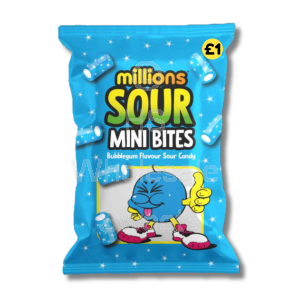 Millions Sour Bubblegum Bites 12x120g