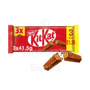 Nestle Kit Kat 4 Finger Multipack 20x(3x41.5g) £1.35 PMP