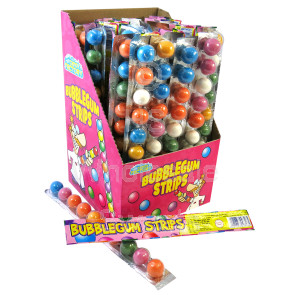 Candy Factory Bubblegum Strips 30g 40 Count