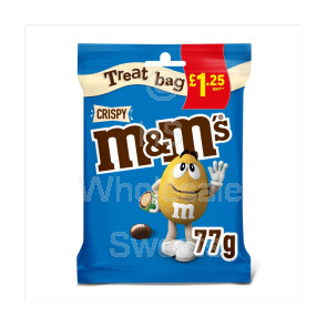 M&M Crispy Chocolate Bites Treat Bag £1.25 PMP 16x77g