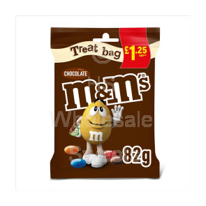 M&M Milk Chocolate Treat Bag £1.25 PMP 16x82g