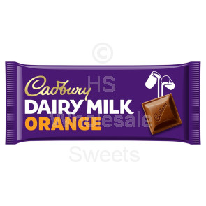 Cadbury Dairy Milk Orange 180g Bar